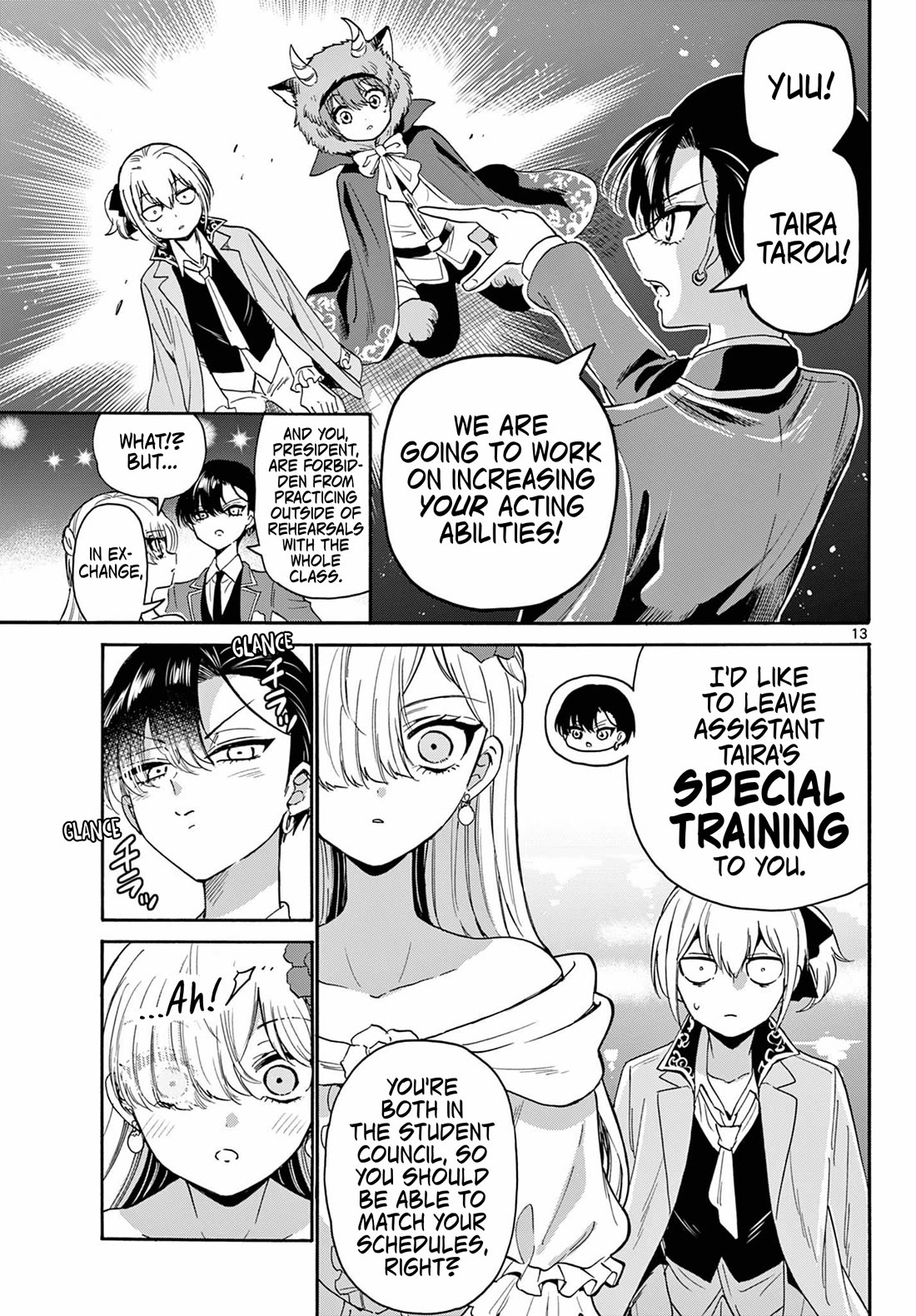 Mikadono Sanshimai wa Angai, Choroi chapter 164 page 12