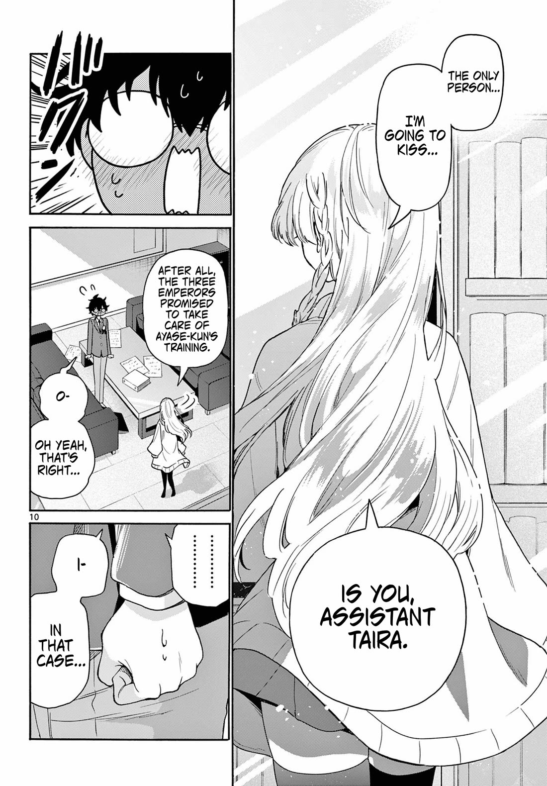 Mikadono Sanshimai wa Angai, Choroi chapter 165 page 10
