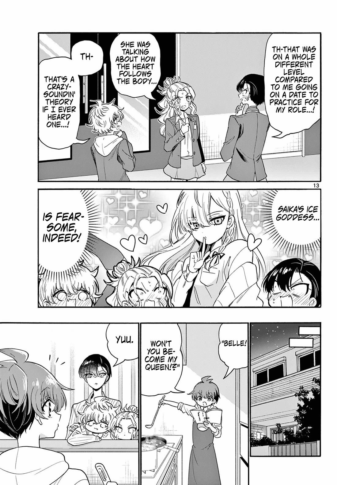 Mikadono Sanshimai wa Angai, Choroi chapter 165 page 13