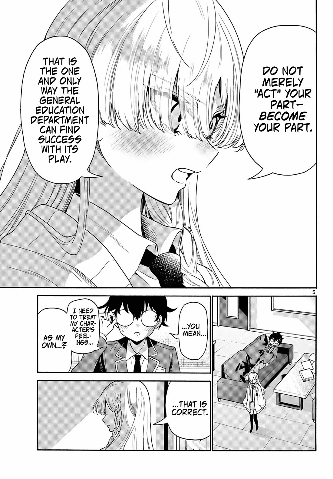 Mikadono Sanshimai wa Angai, Choroi chapter 165 page 5