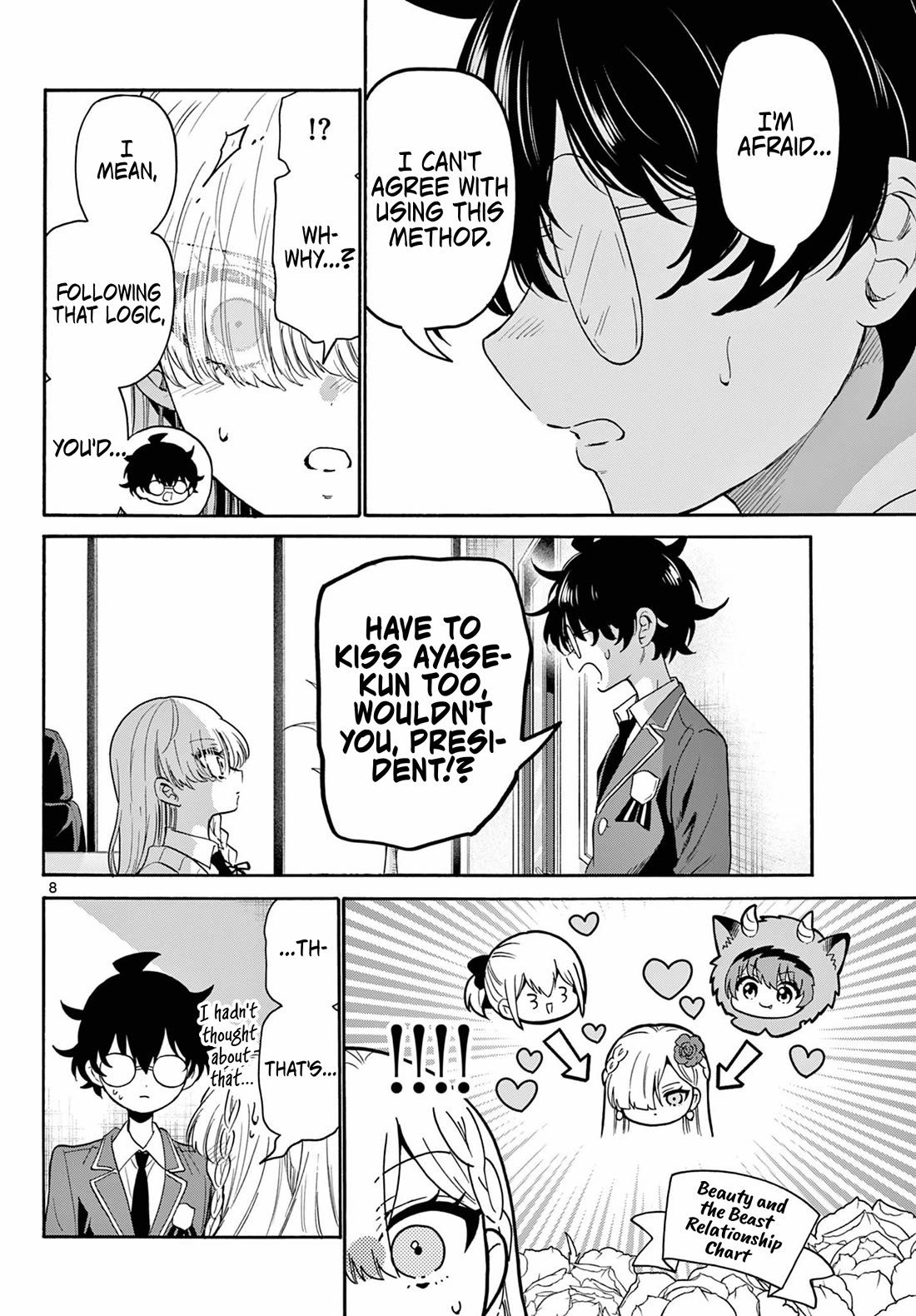 Mikadono Sanshimai wa Angai, Choroi chapter 165 page 8