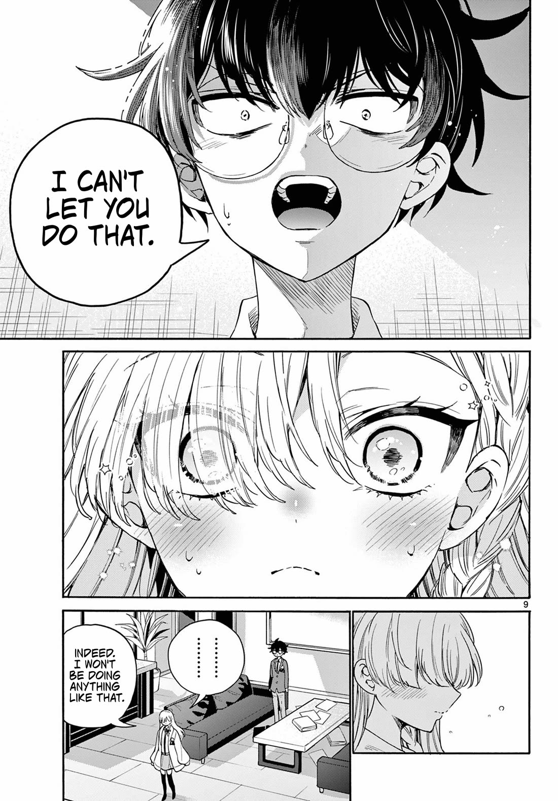 Mikadono Sanshimai wa Angai, Choroi chapter 165 page 9