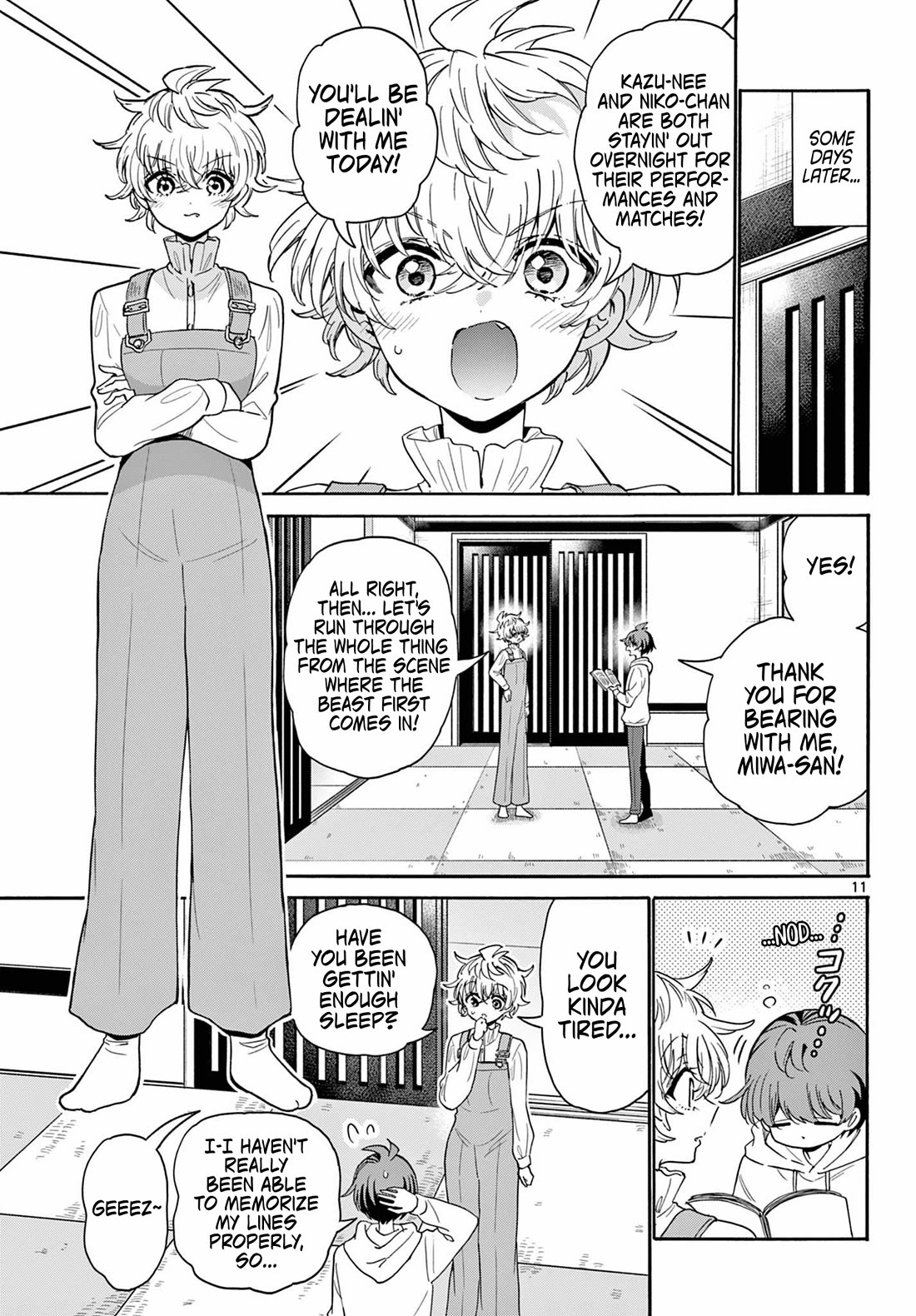 Mikadono Sanshimai wa Angai, Choroi chapter 166 page 11