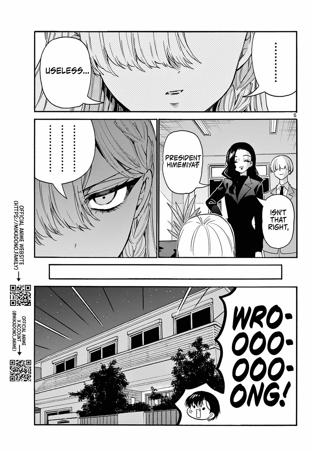 Mikadono Sanshimai wa Angai, Choroi chapter 166 page 5