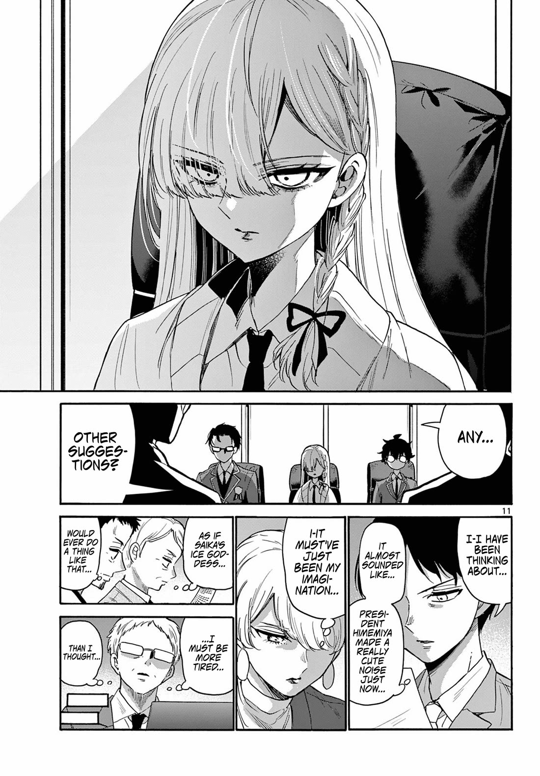 Mikadono Sanshimai wa Angai, Choroi chapter 169 page 11