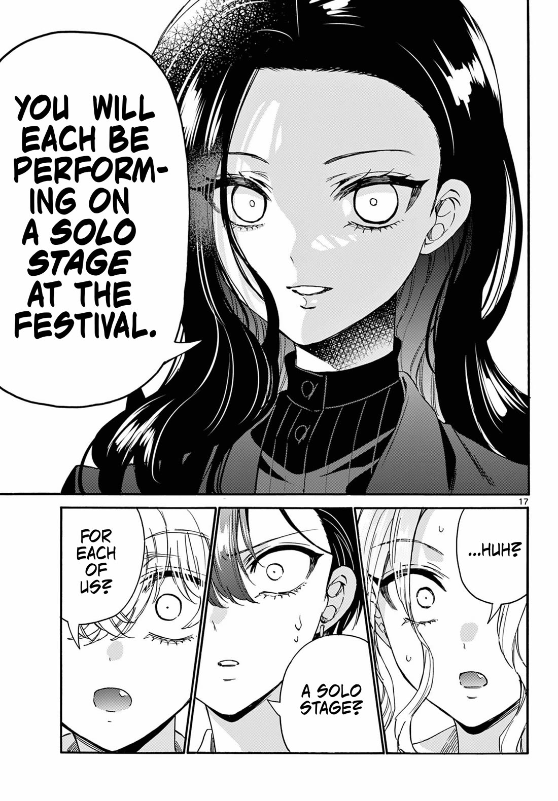 Mikadono Sanshimai wa Angai, Choroi chapter 170 page 17