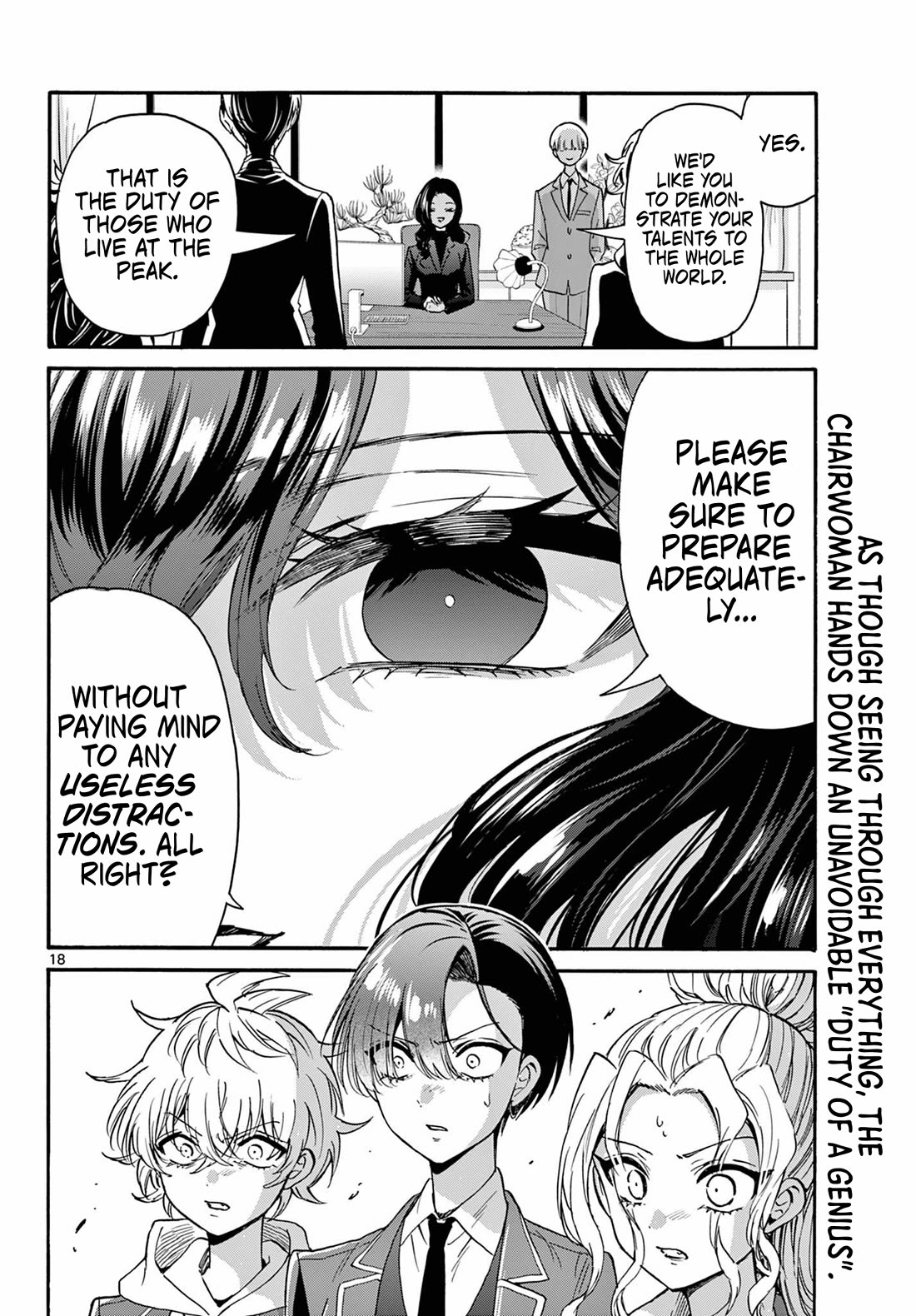 Mikadono Sanshimai wa Angai, Choroi chapter 170 page 18