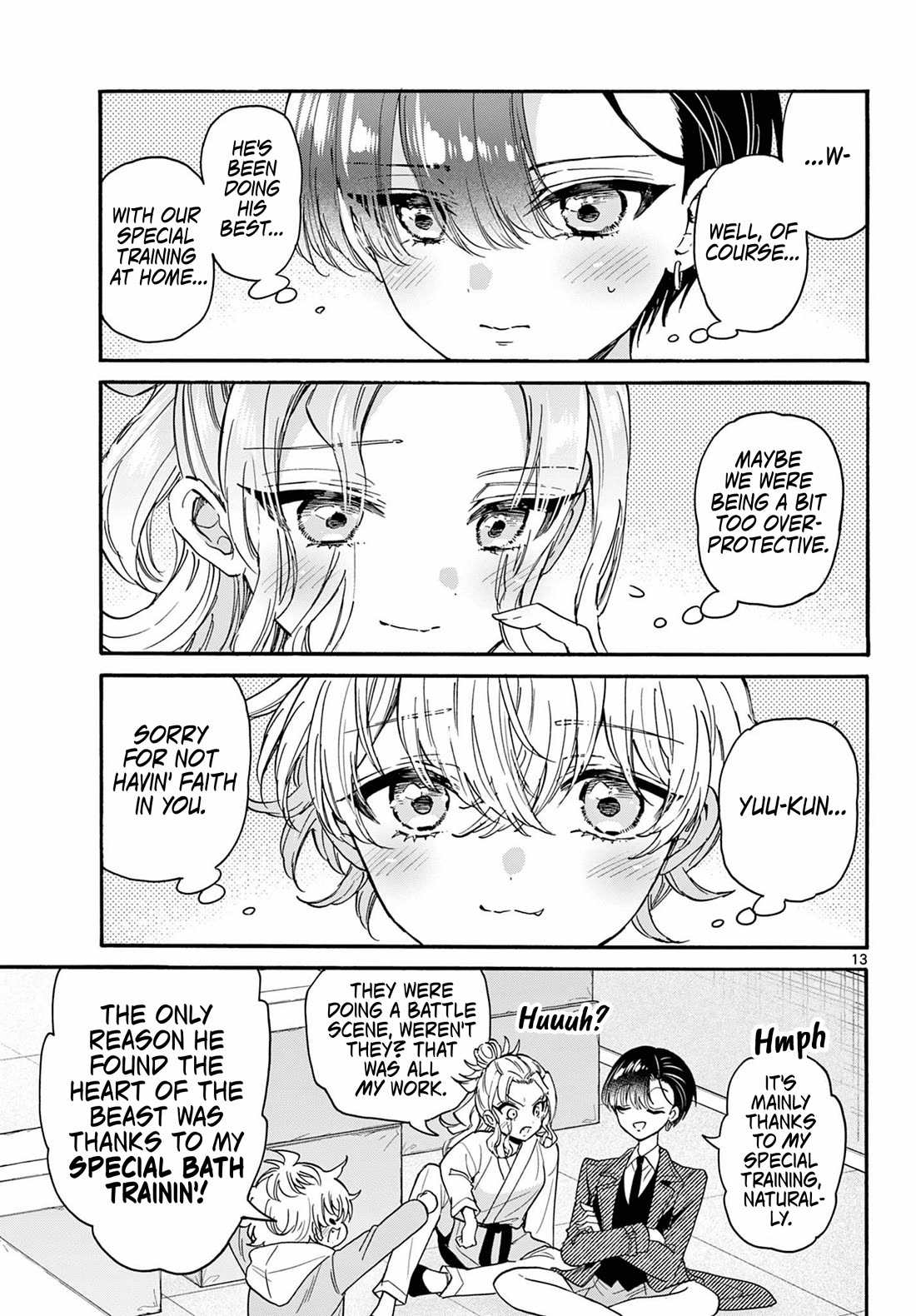 Mikadono Sanshimai wa Angai, Choroi chapter 171 page 13