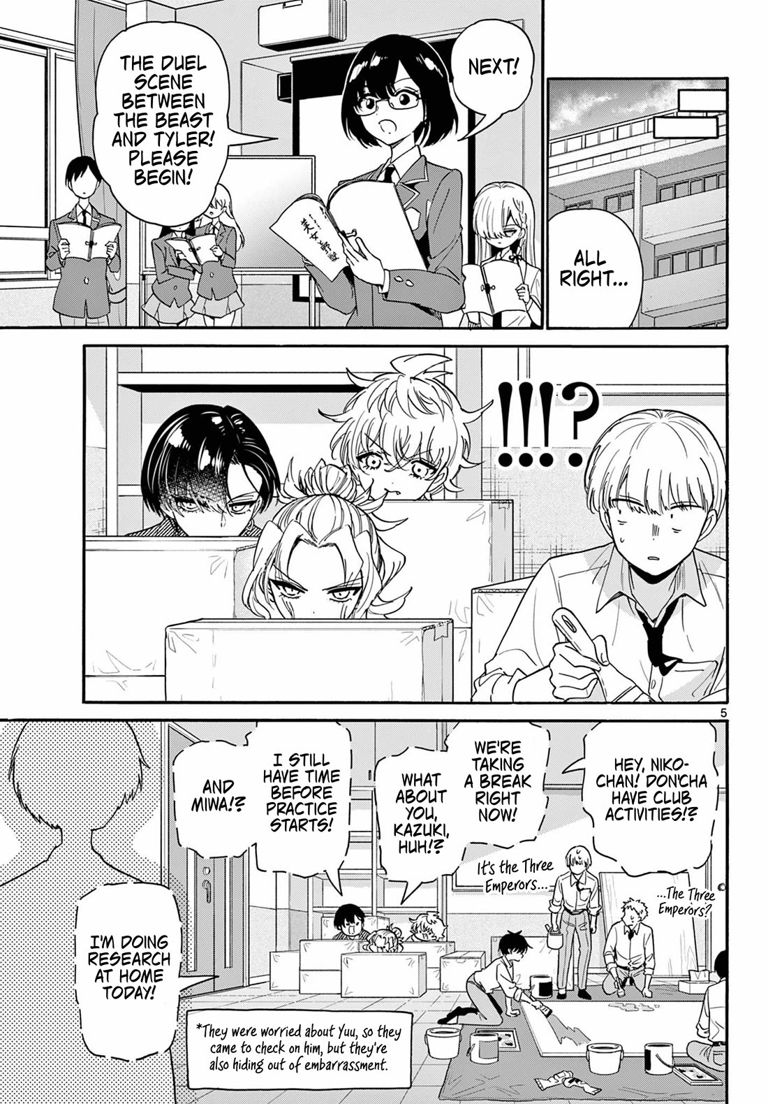 Mikadono Sanshimai wa Angai, Choroi chapter 171 page 5