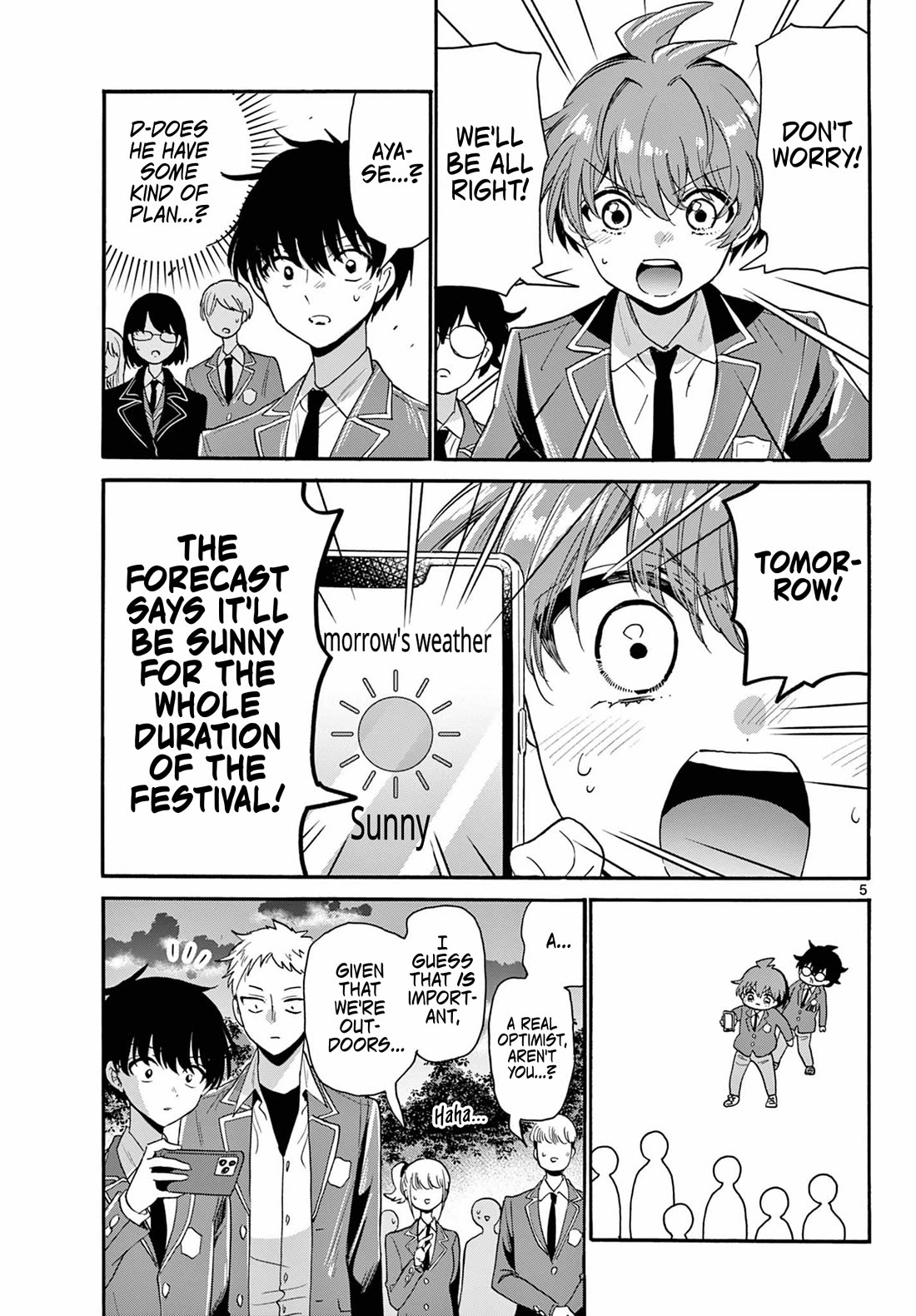 Mikadono Sanshimai wa Angai, Choroi chapter 173 page 5