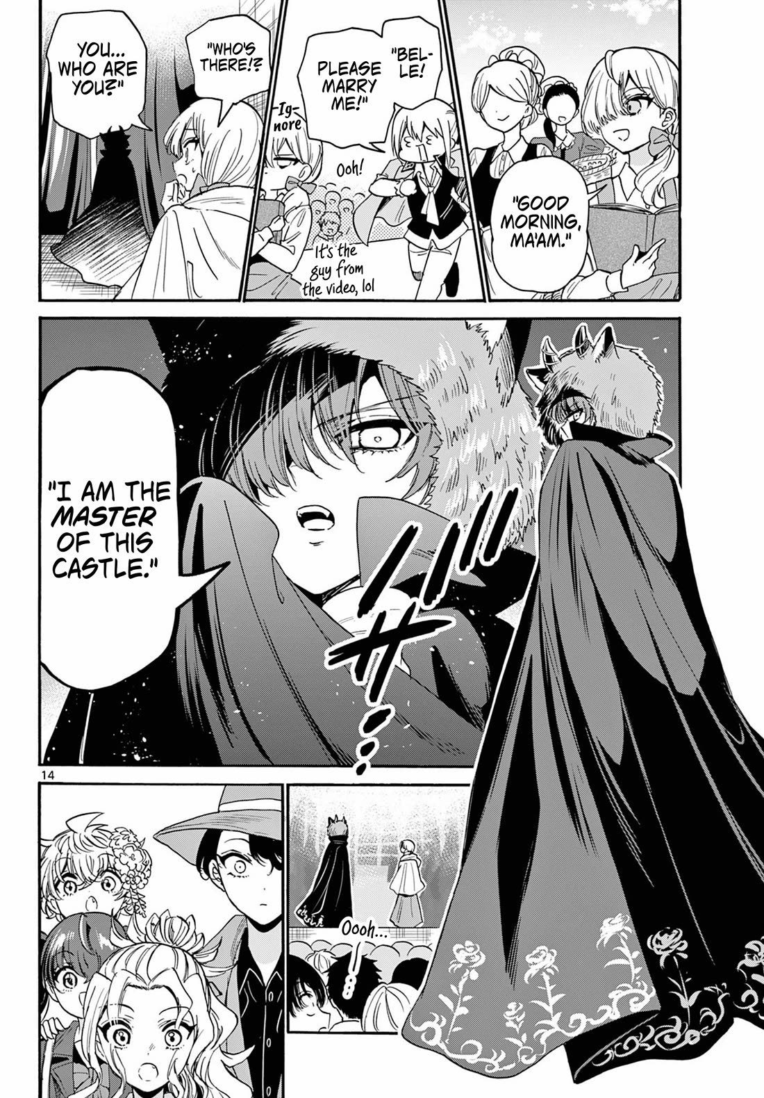 Mikadono Sanshimai wa Angai, Choroi chapter 174 page 14