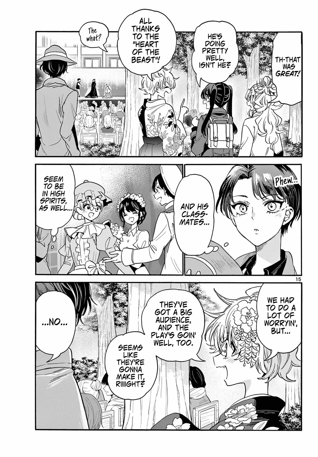 Mikadono Sanshimai wa Angai, Choroi chapter 174 page 15