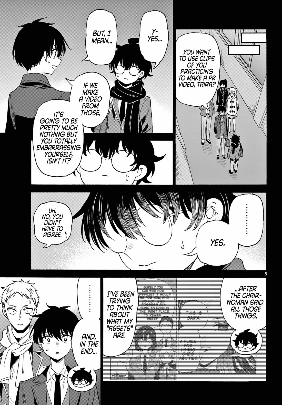 Mikadono Sanshimai wa Angai, Choroi chapter 174 page 5