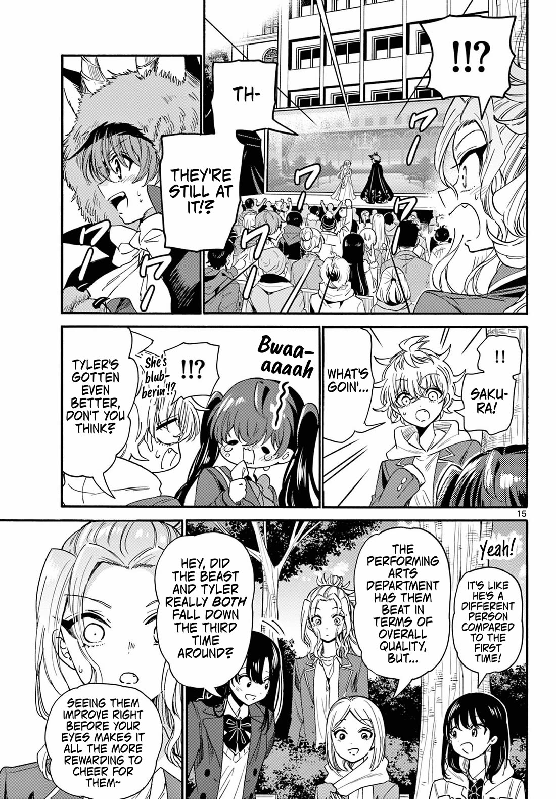 Mikadono Sanshimai wa Angai, Choroi chapter 175 page 15