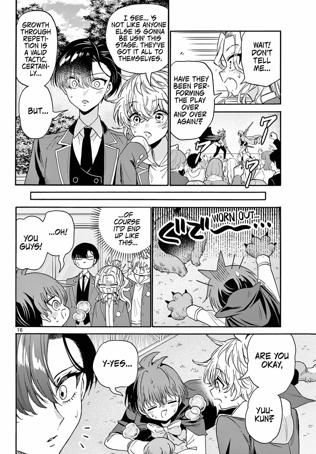 Mikadono Sanshimai wa Angai, Choroi chapter 175 page 16