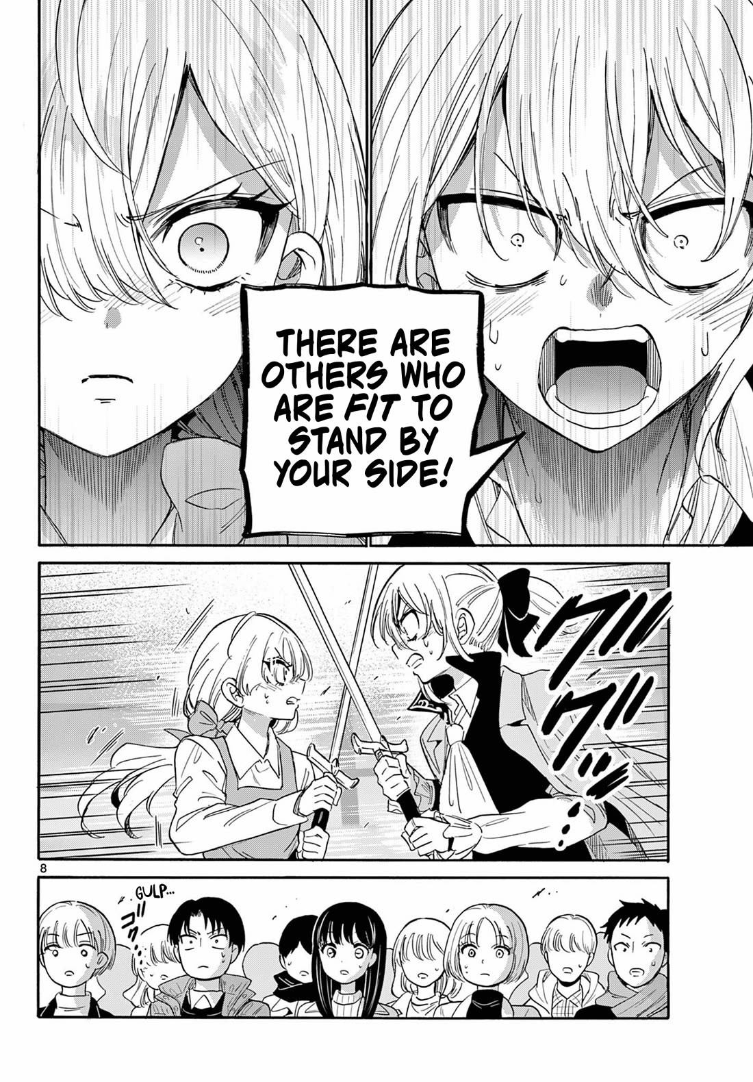 Mikadono Sanshimai wa Angai, Choroi chapter 177 page 8