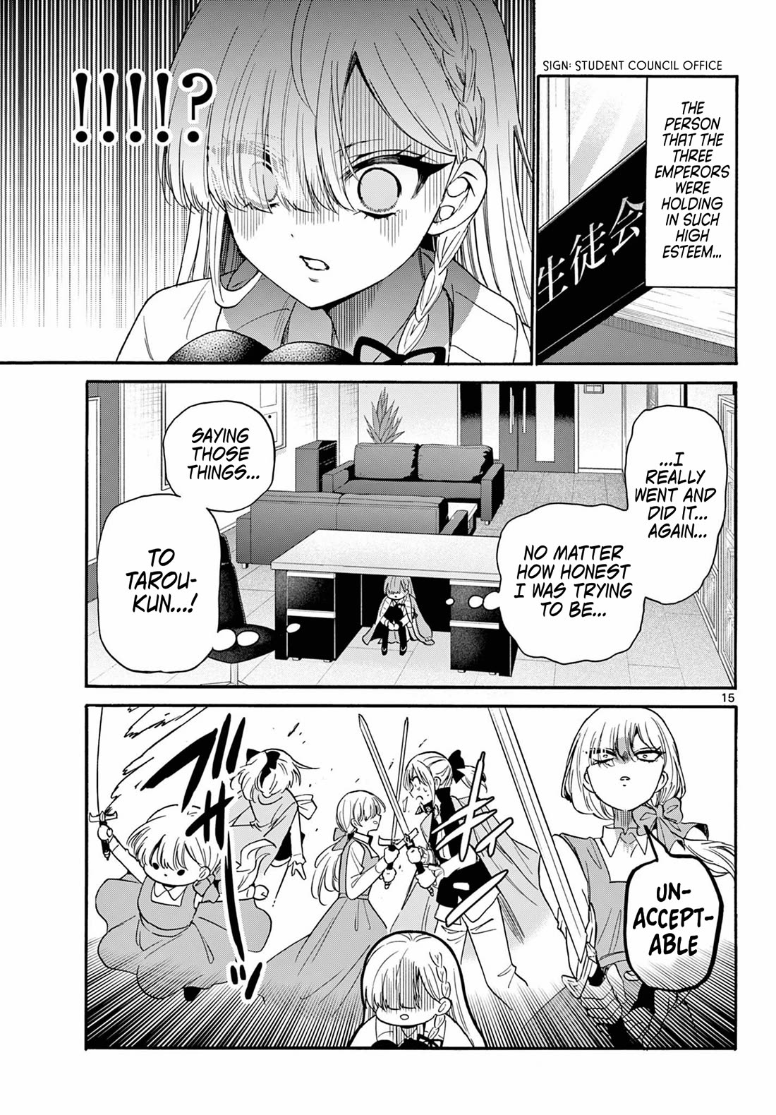 Mikadono Sanshimai wa Angai, Choroi chapter 178 page 15