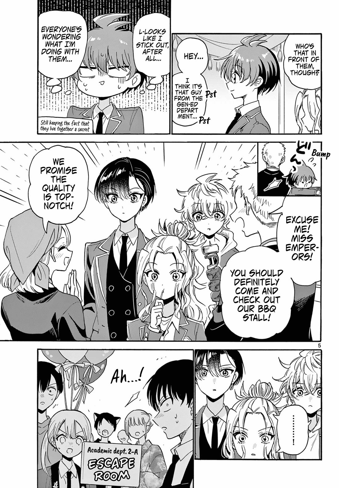 Mikadono Sanshimai wa Angai, Choroi chapter 178 page 5