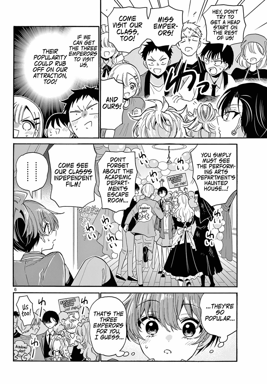 Mikadono Sanshimai wa Angai, Choroi chapter 178 page 6