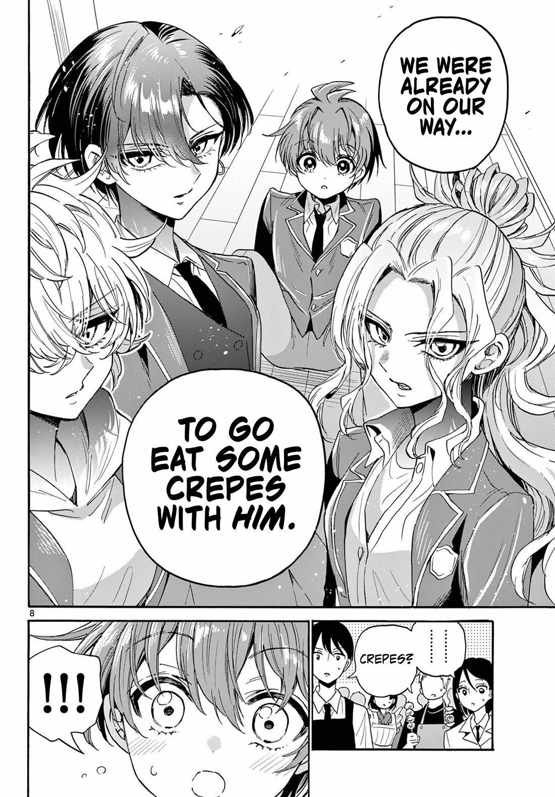 Mikadono Sanshimai wa Angai, Choroi chapter 178 page 8