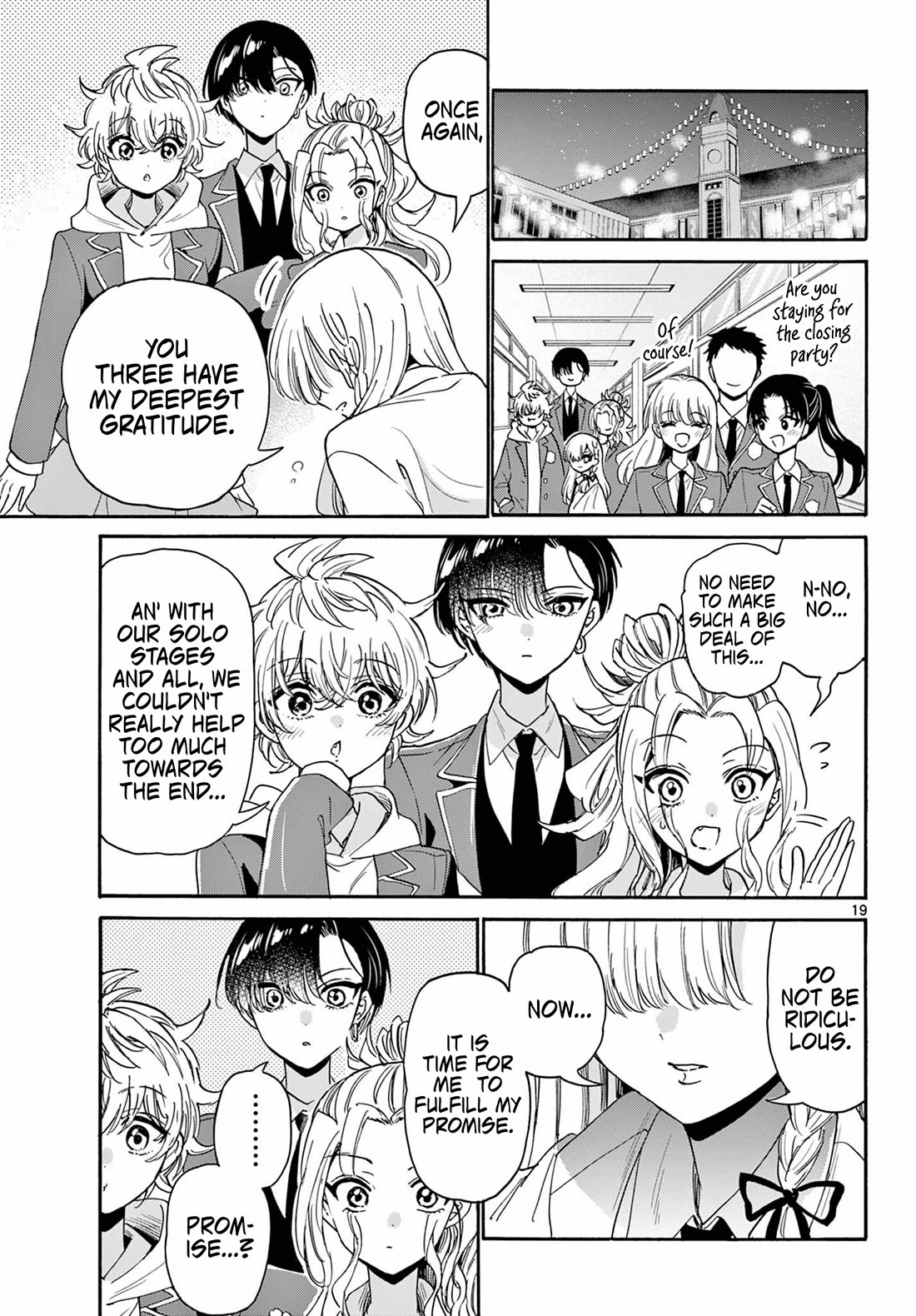 Mikadono Sanshimai wa Angai, Choroi chapter 179 page 19