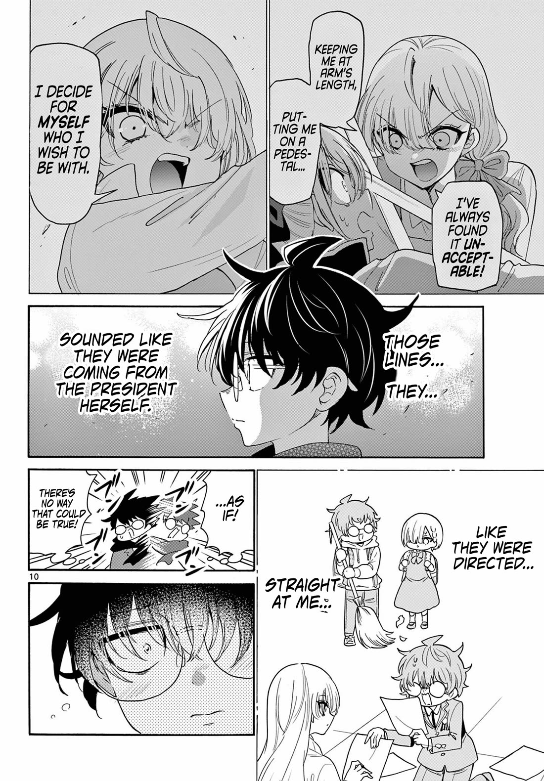 Mikadono Sanshimai wa Angai, Choroi chapter 180 page 10