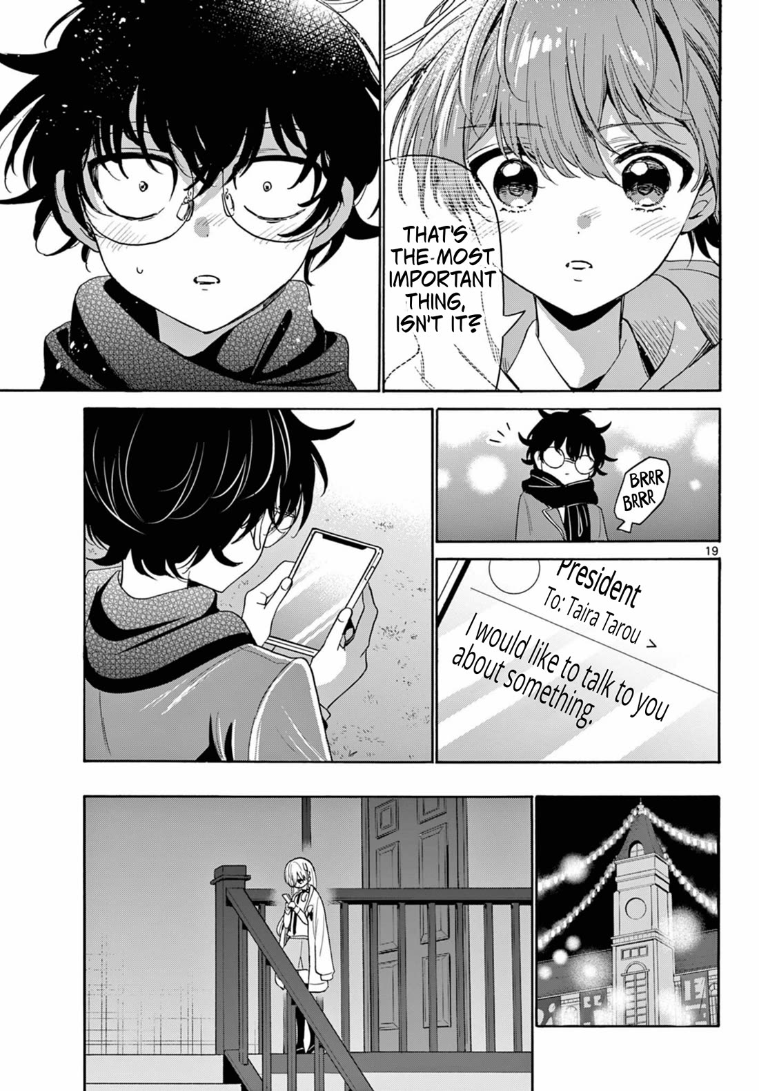 Mikadono Sanshimai wa Angai, Choroi chapter 180 page 19