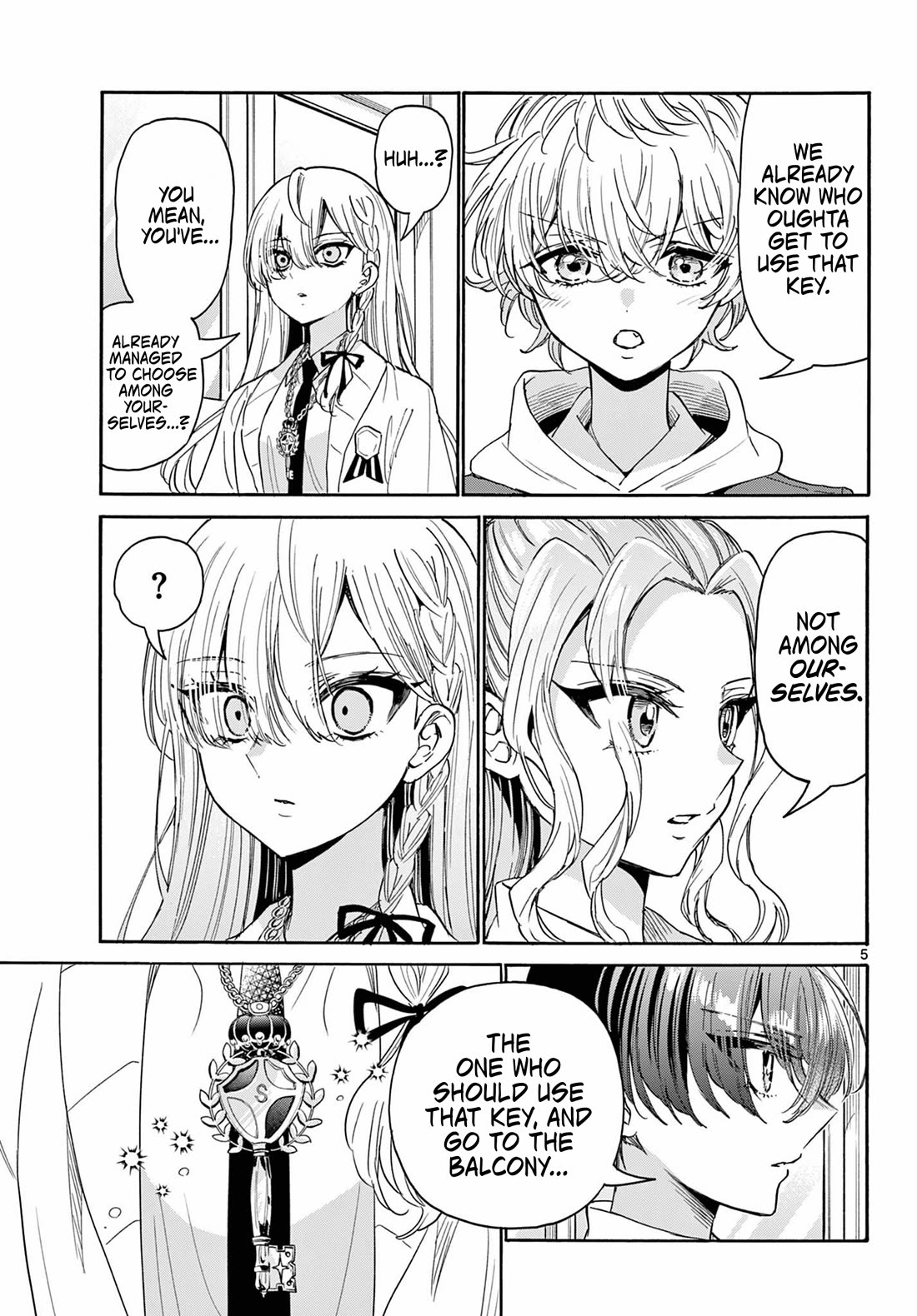 Mikadono Sanshimai wa Angai, Choroi chapter 180 page 5