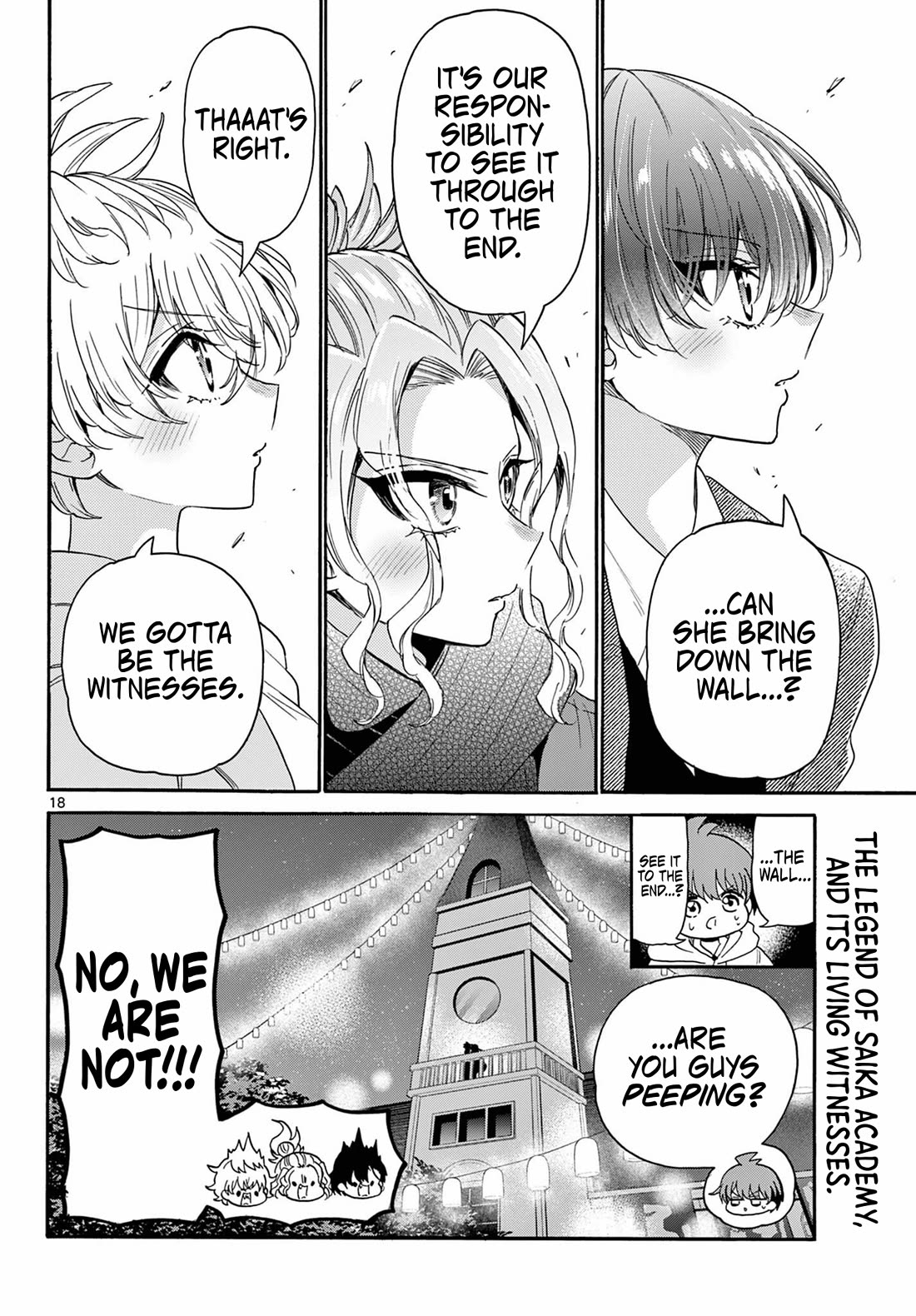 Mikadono Sanshimai wa Angai, Choroi chapter 181 page 18