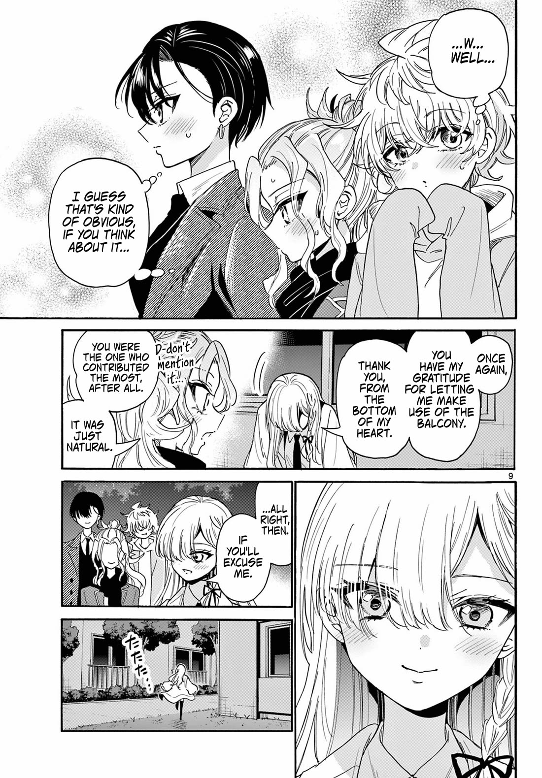Mikadono Sanshimai wa Angai, Choroi chapter 182 page 9