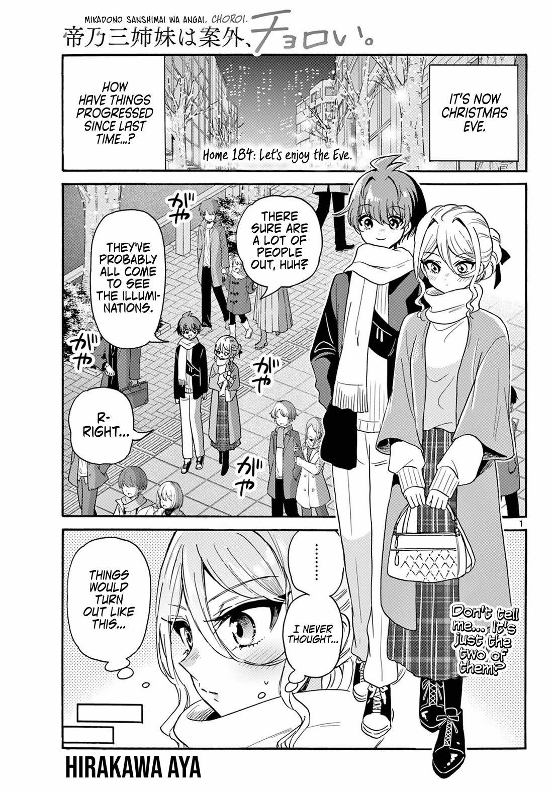 Mikadono Sanshimai wa Angai, Choroi chapter 184 page 1