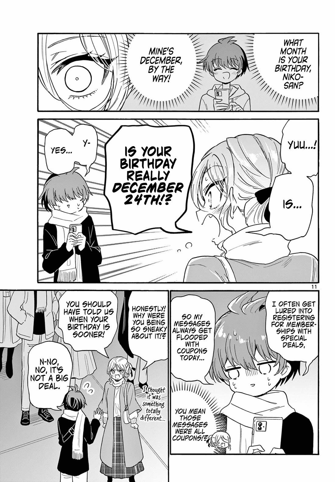 Mikadono Sanshimai wa Angai, Choroi chapter 184 page 11