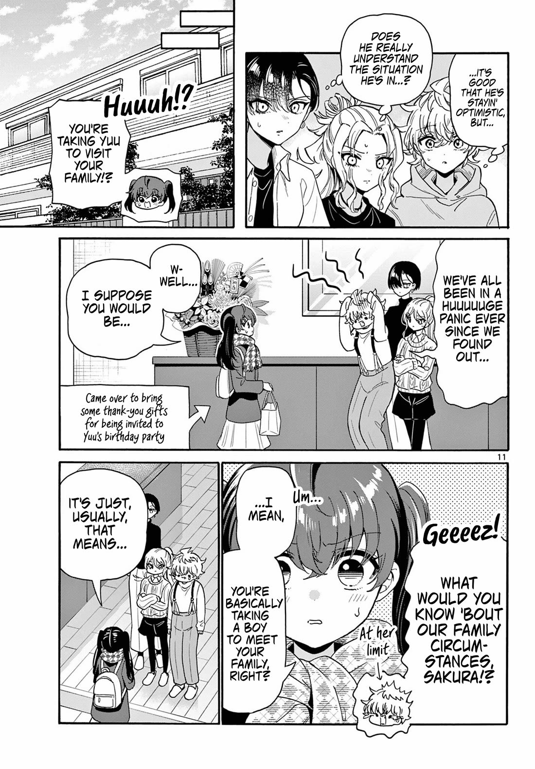 Mikadono Sanshimai wa Angai, Choroi chapter 185 page 11
