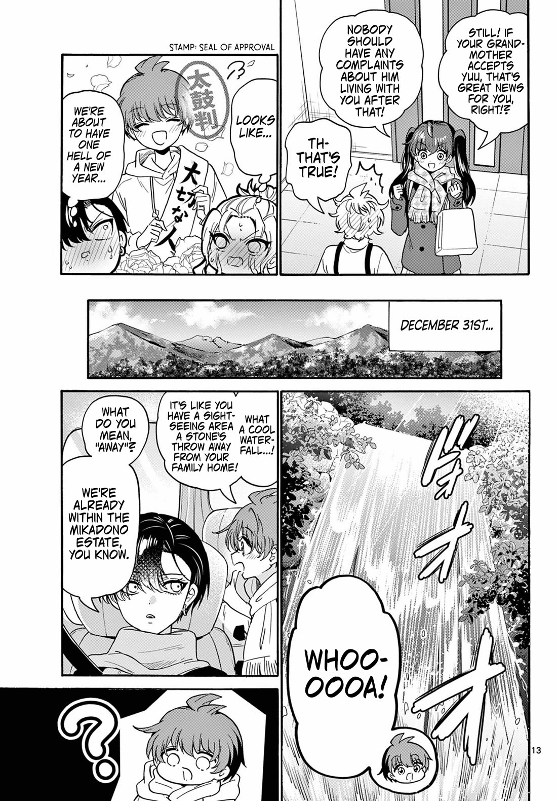 Mikadono Sanshimai wa Angai, Choroi chapter 185 page 13