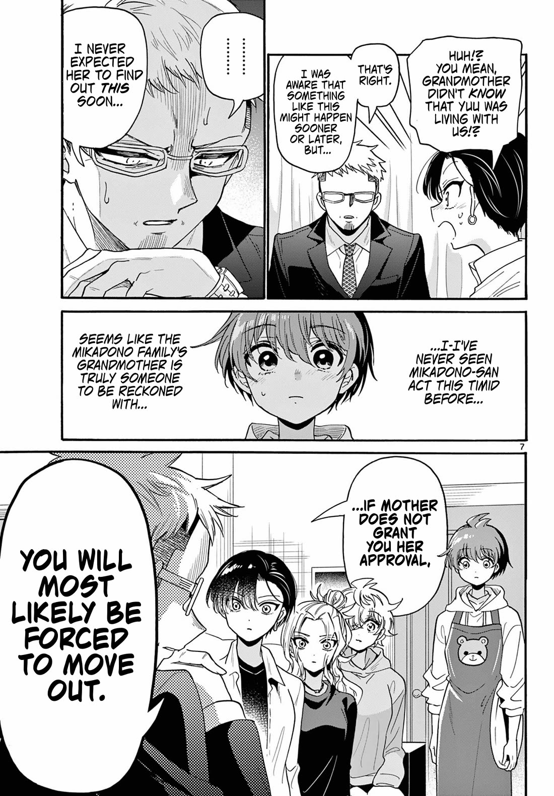Mikadono Sanshimai wa Angai, Choroi chapter 185 page 7