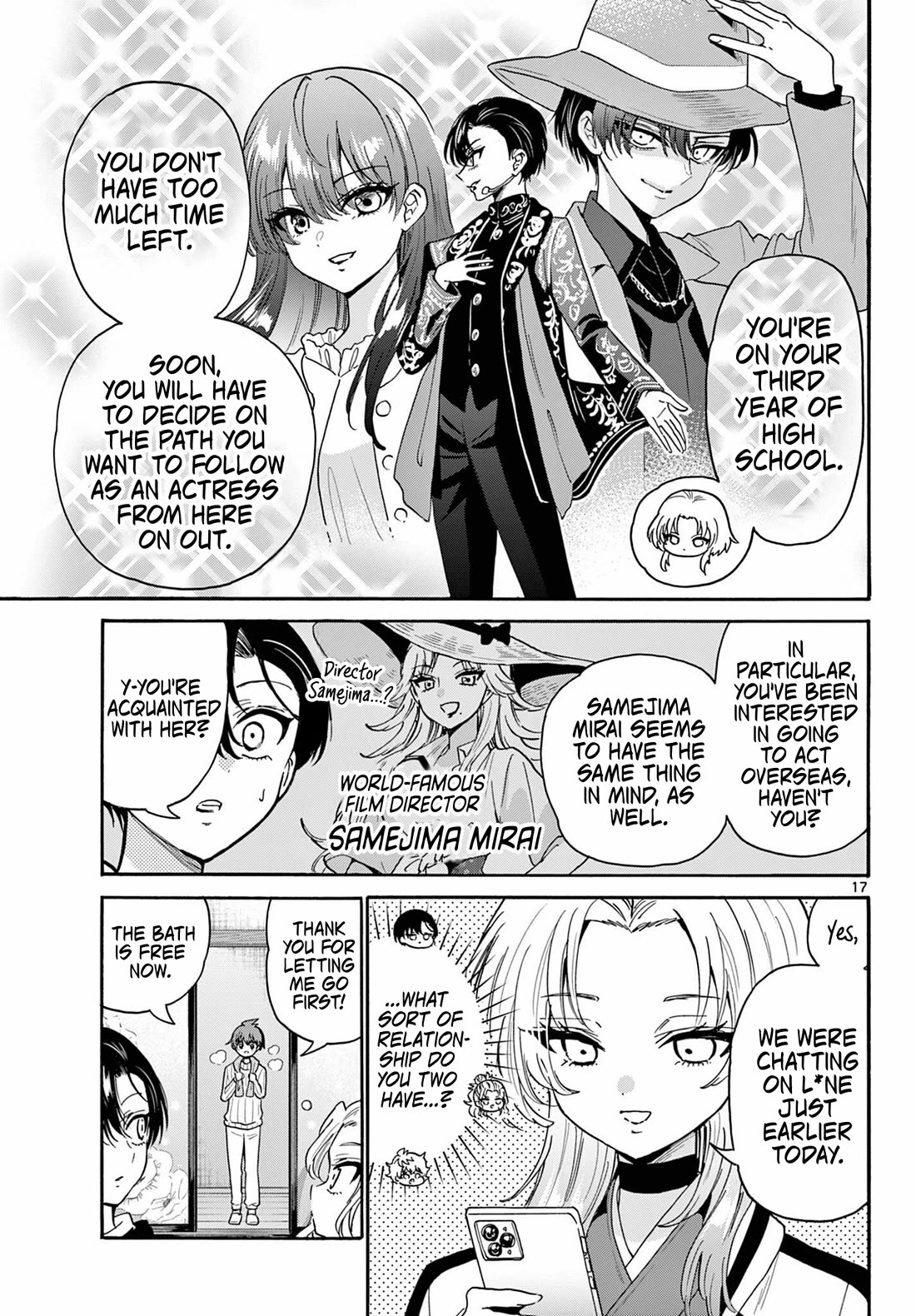 Mikadono Sanshimai wa Angai, Choroi chapter 186 page 16