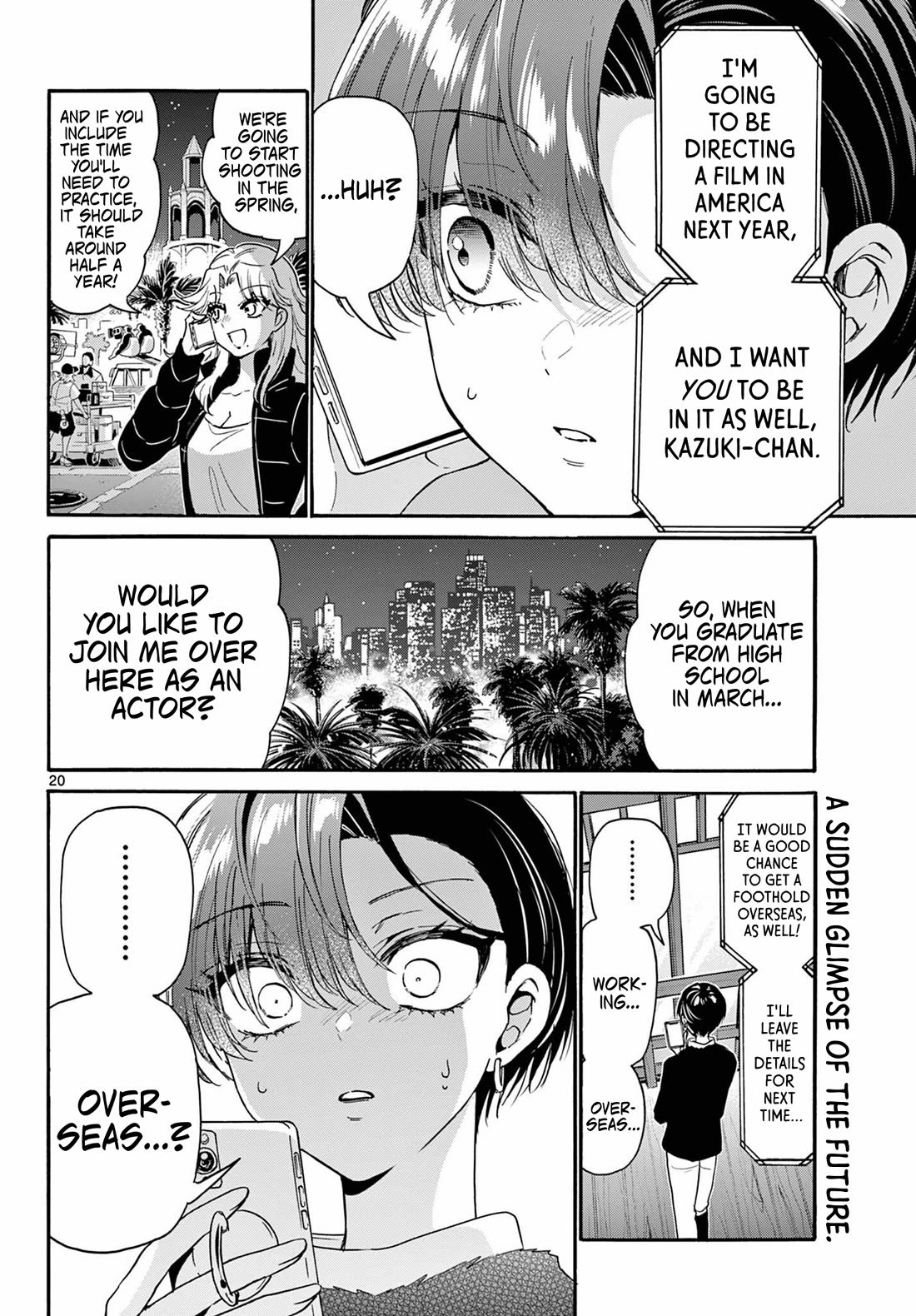 Mikadono Sanshimai wa Angai, Choroi chapter 186 page 19
