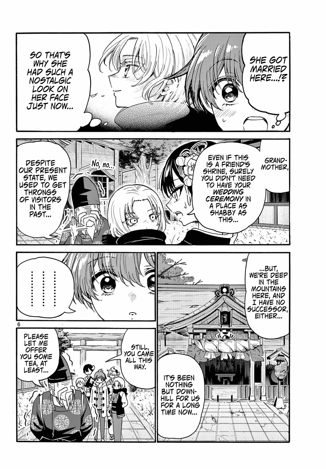 Mikadono Sanshimai wa Angai, Choroi chapter 189 page 6