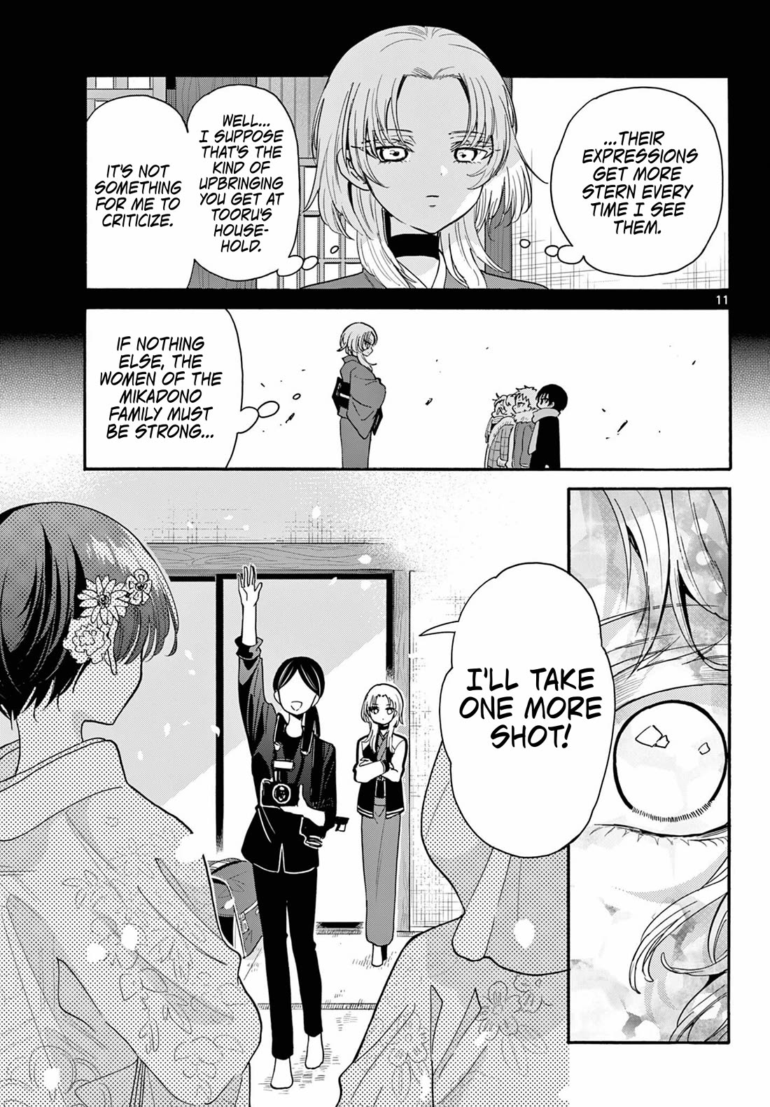 Mikadono Sanshimai wa Angai, Choroi chapter 190 page 10