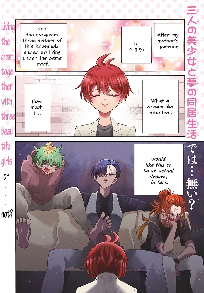 Mikadono Sanshimai wa Angai, Choroi chapter 2 page 2