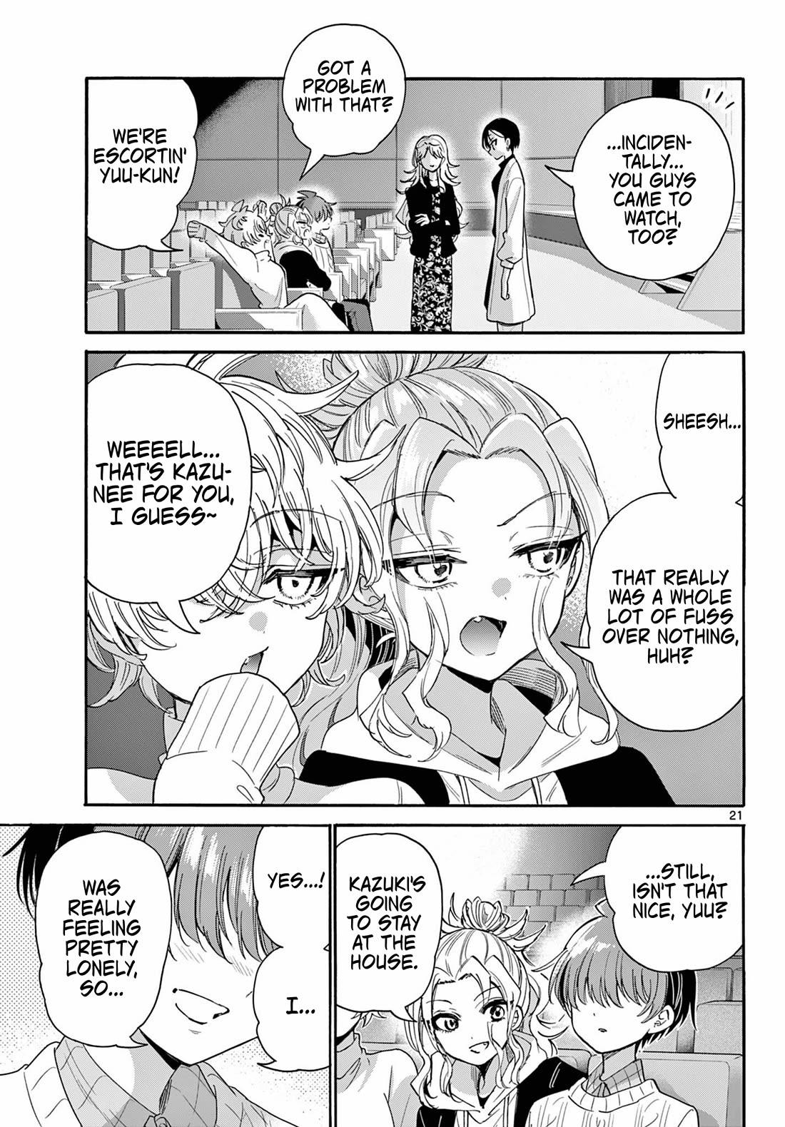 Mikadono Sanshimai wa Angai, Choroi chapter 203 page 11