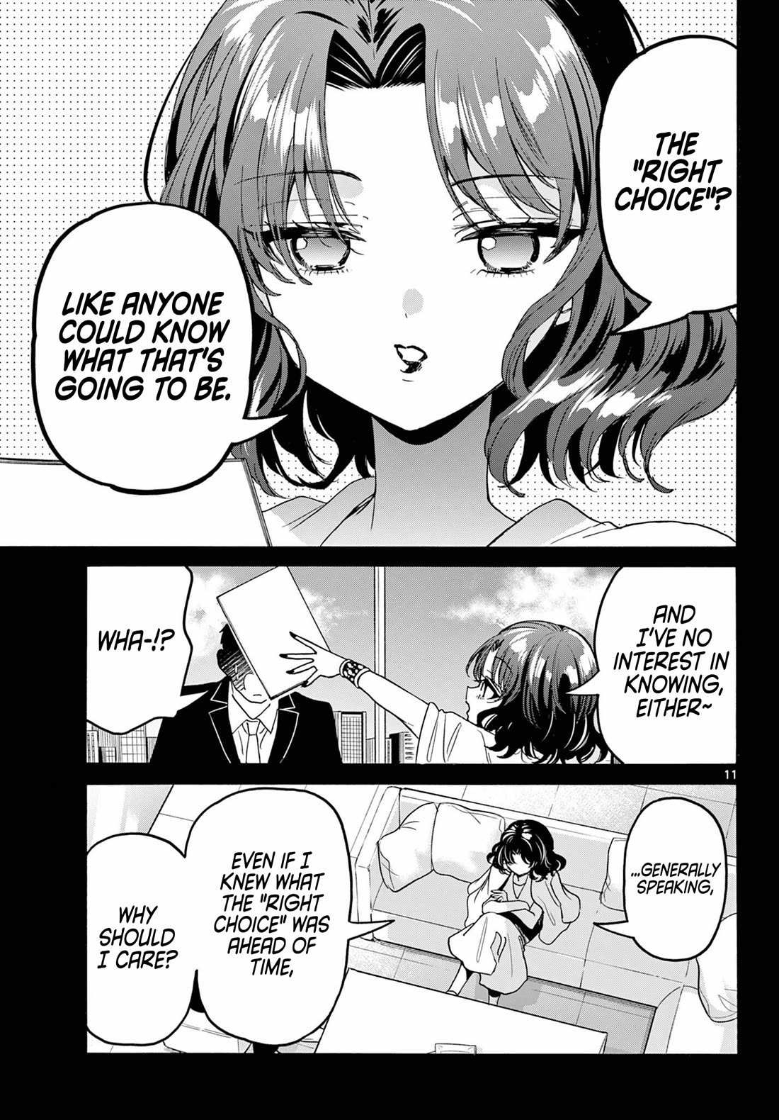 Mikadono Sanshimai wa Angai, Choroi chapter 204 page 11