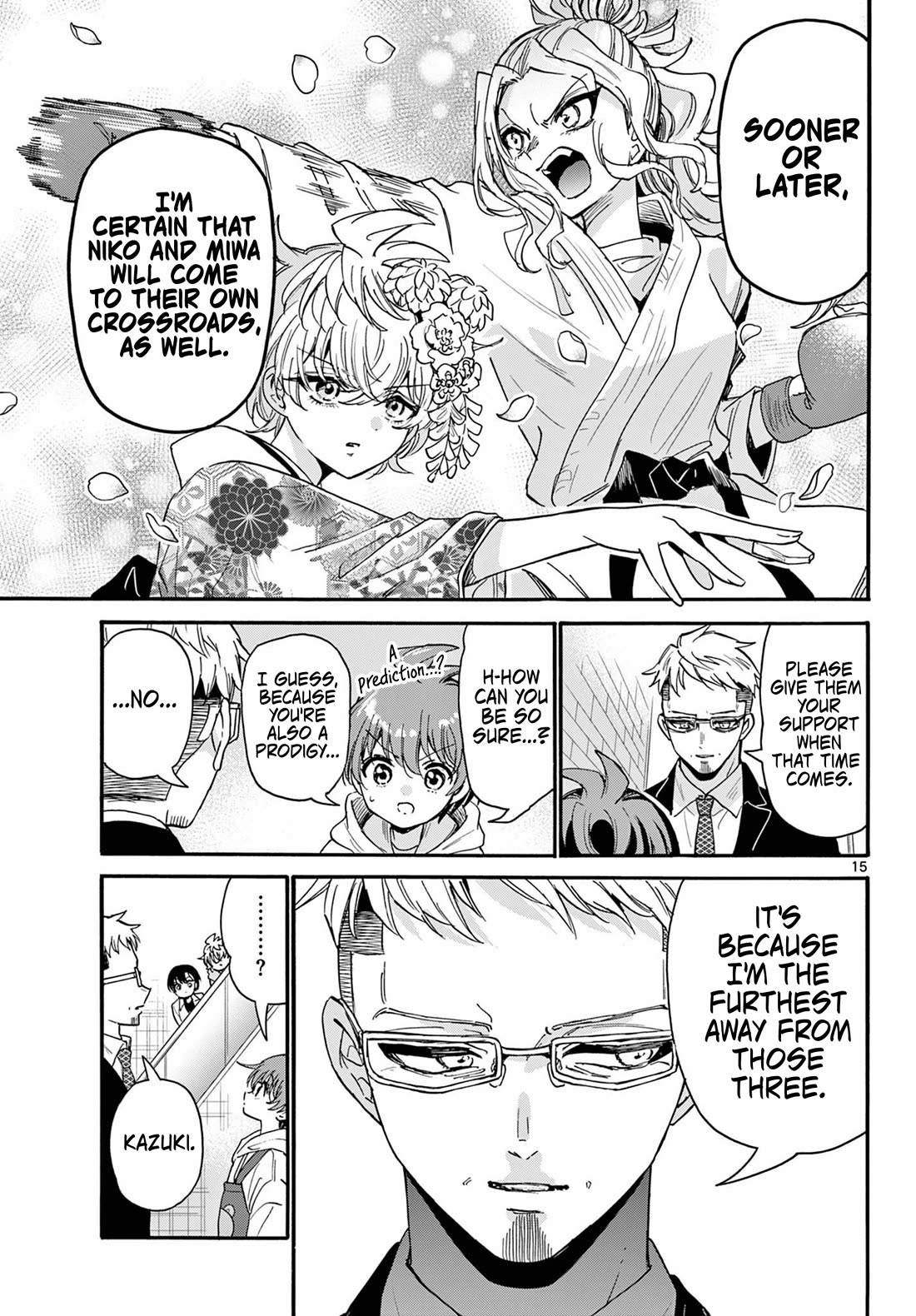 Mikadono Sanshimai wa Angai, Choroi chapter 204 page 15