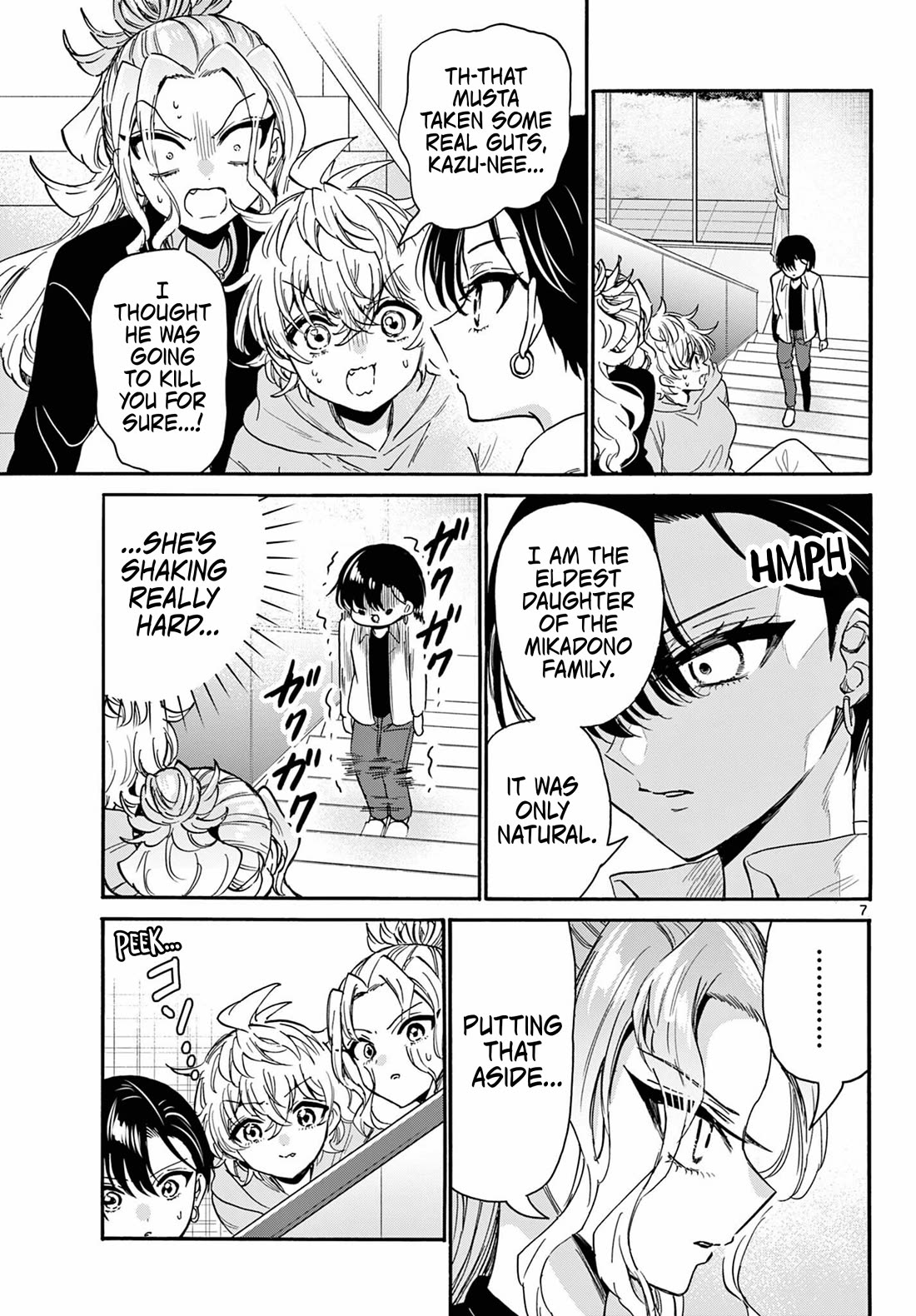 Mikadono Sanshimai wa Angai, Choroi chapter 204 page 7