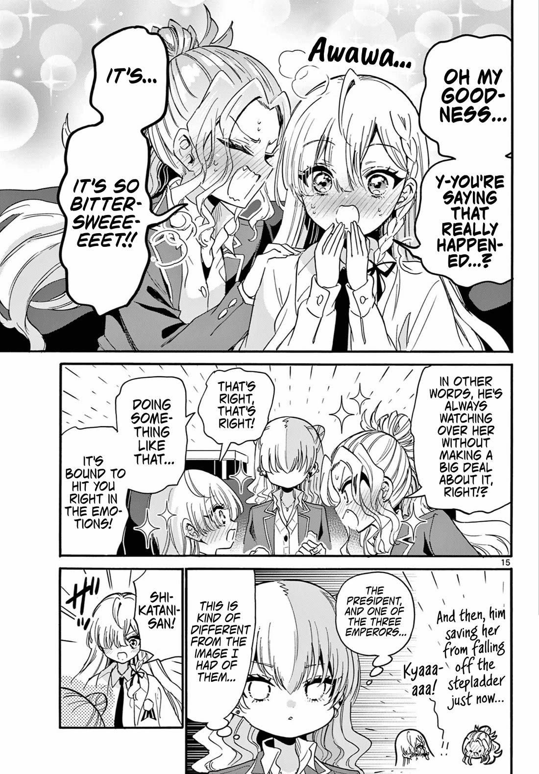 Mikadono Sanshimai wa Angai, Choroi chapter 205 page 15