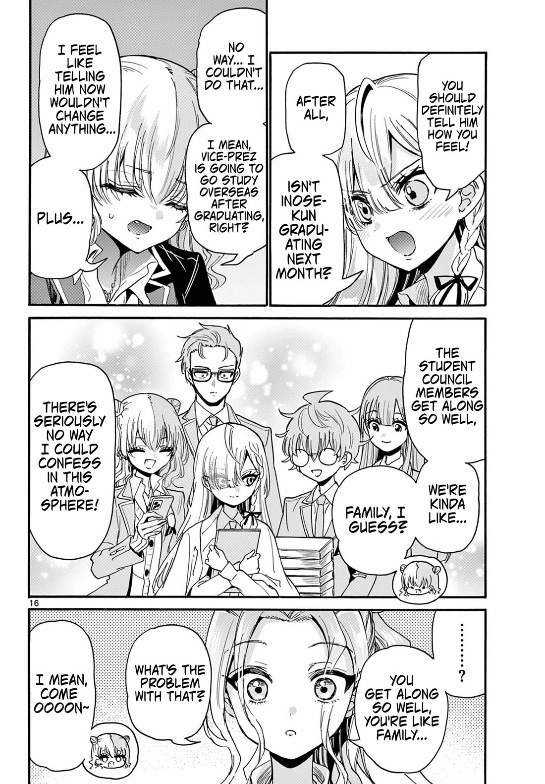 Mikadono Sanshimai wa Angai, Choroi chapter 205 page 16