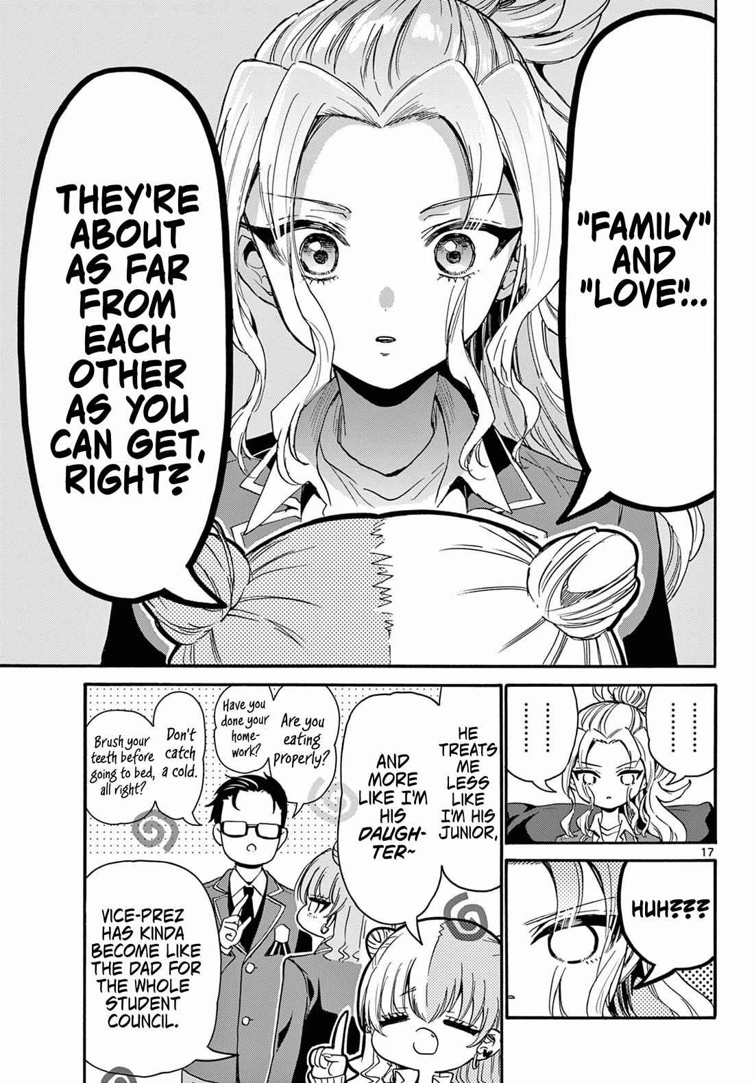 Mikadono Sanshimai wa Angai, Choroi chapter 205 page 17