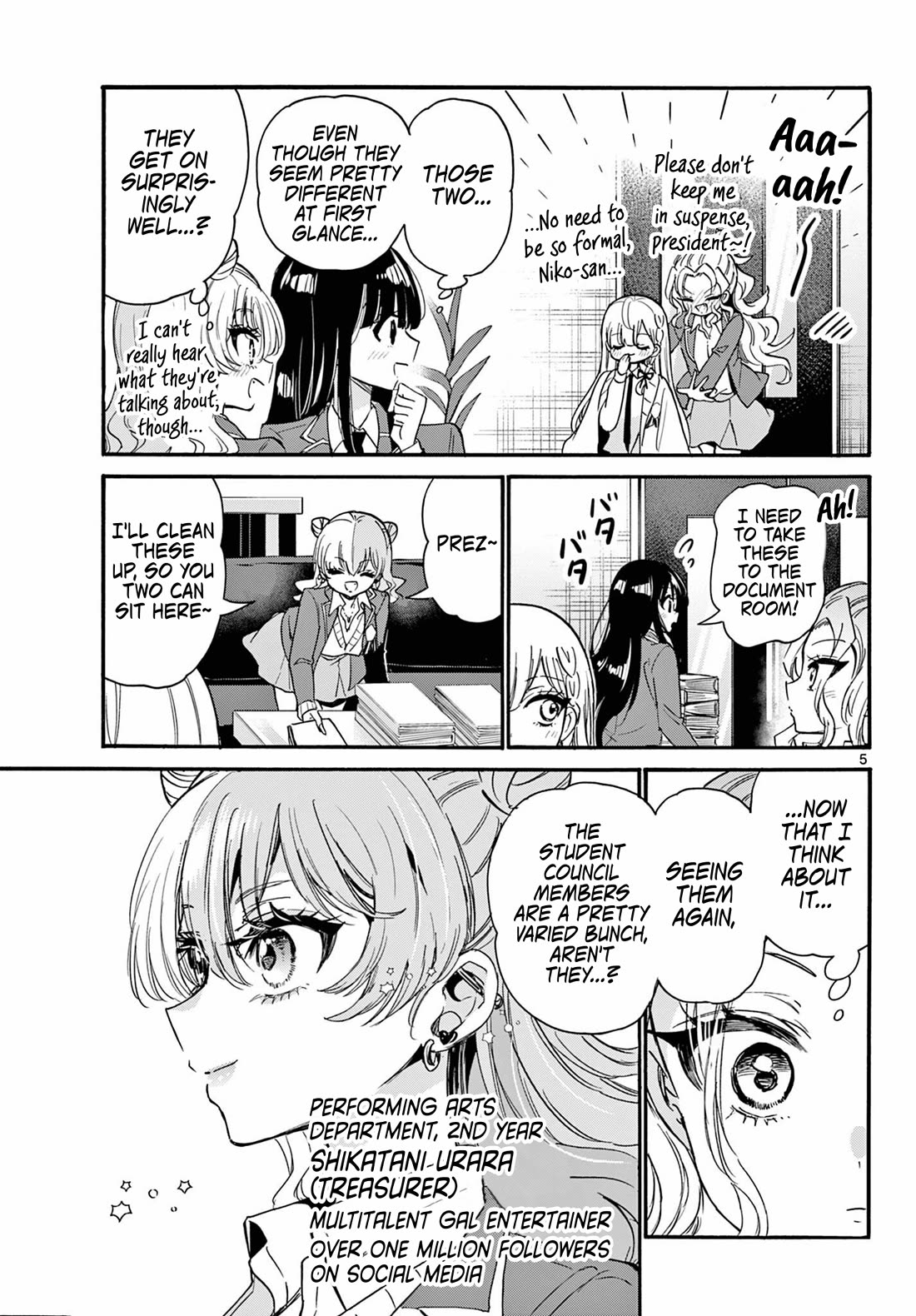 Mikadono Sanshimai wa Angai, Choroi chapter 205 page 5