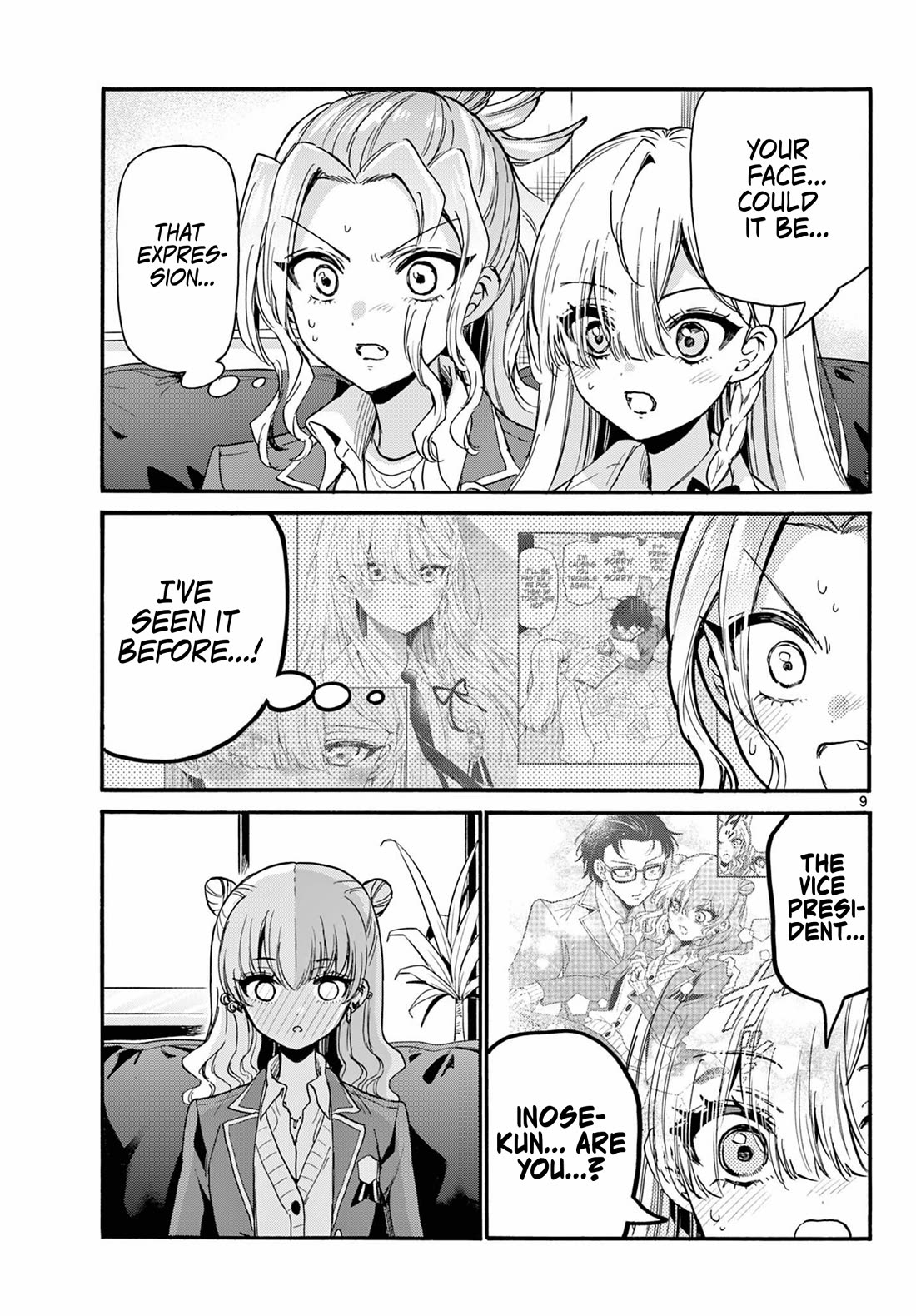 Mikadono Sanshimai wa Angai, Choroi chapter 205 page 9