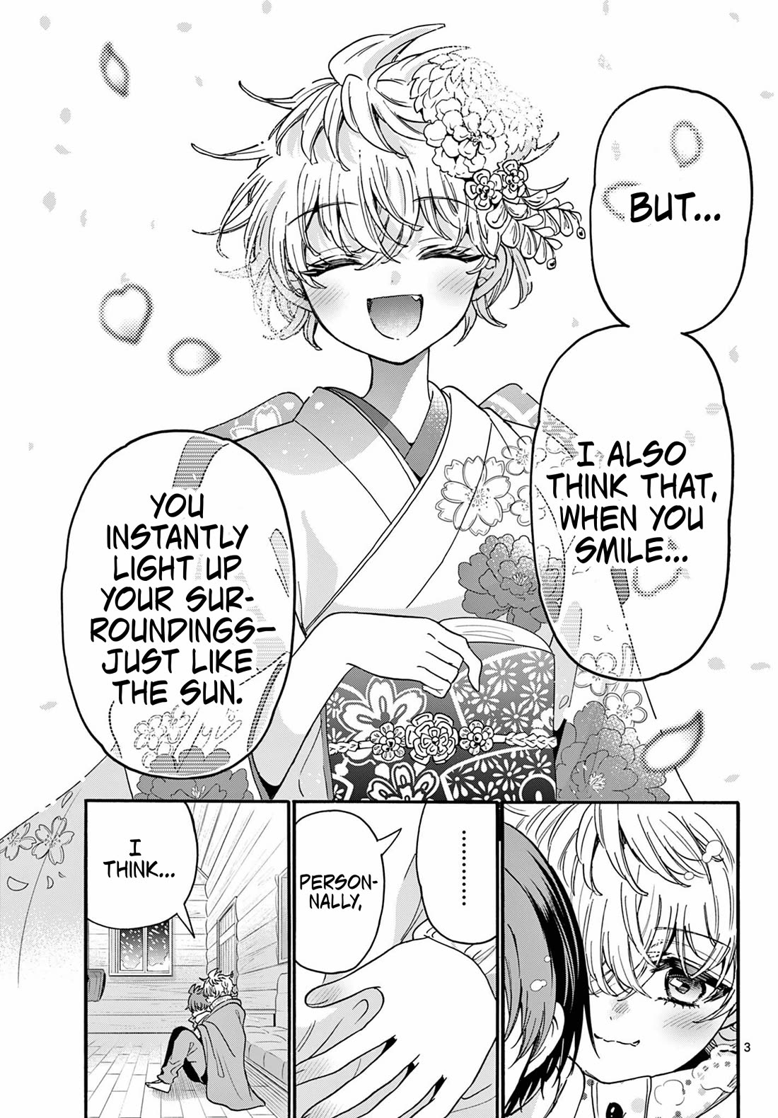Mikadono Sanshimai wa Angai, Choroi chapter 210 page 3